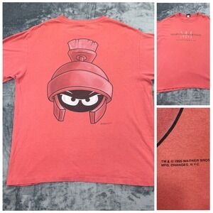 VTG 1996 Marvin the Martian T Shirt Mens XL Changes Warner Bros Single Stitch